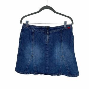 Tilt Vintage Blue Cotton Denim Mini Skirt sz 9